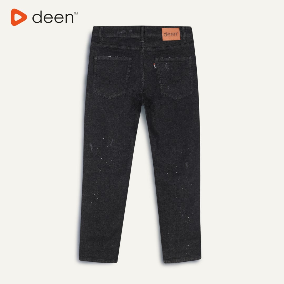 deen™ Black Paint Splattered Jeans 67 – Regular Fit 2