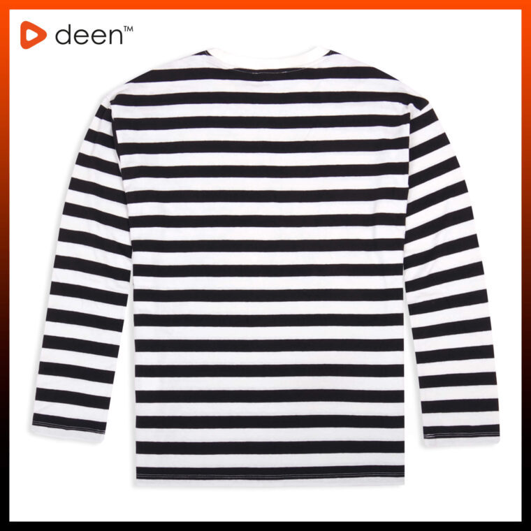 Black Stripe Full Sleeve T shirt 305 4