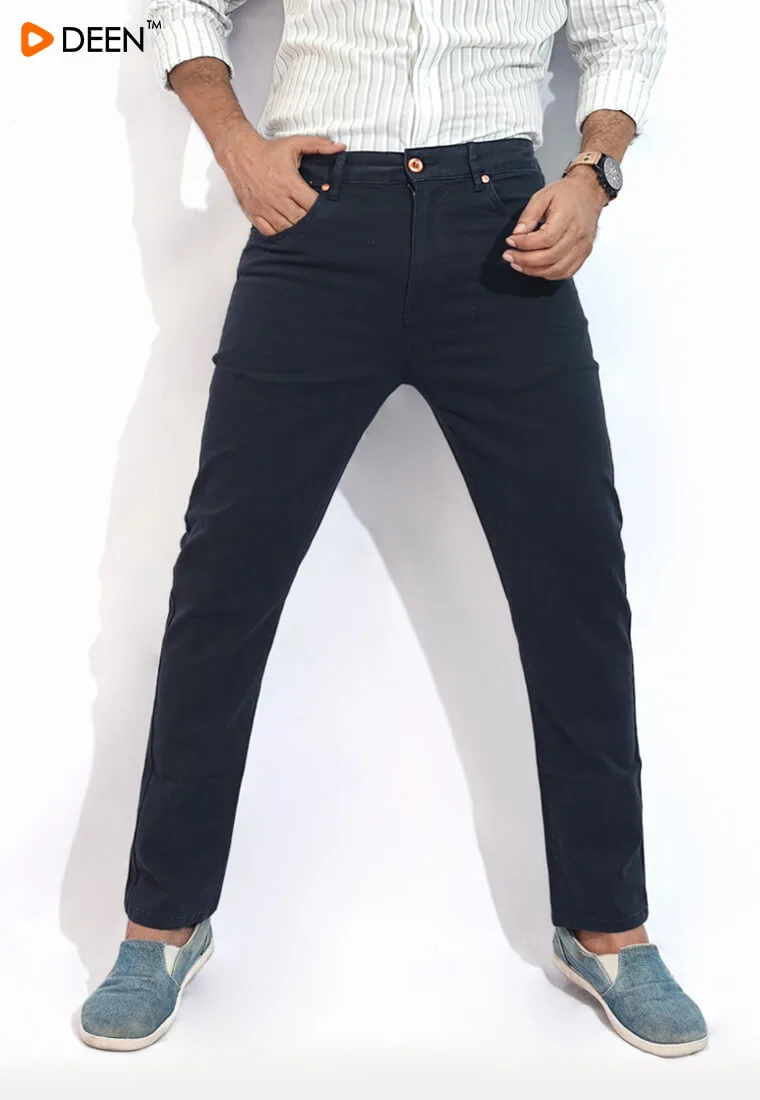 DEEN Navy Twill 5-Pocket Pant 25 - Slim Fit