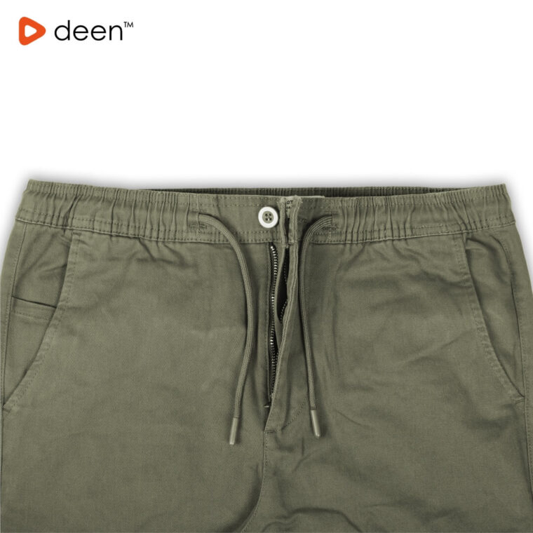 DEEN Olive Twill Joggers Pant 33 2