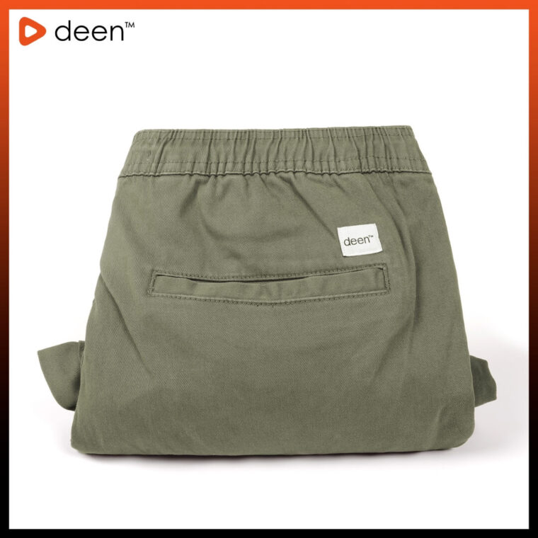 DEEN Olive Twill Joggers Pant 33 4