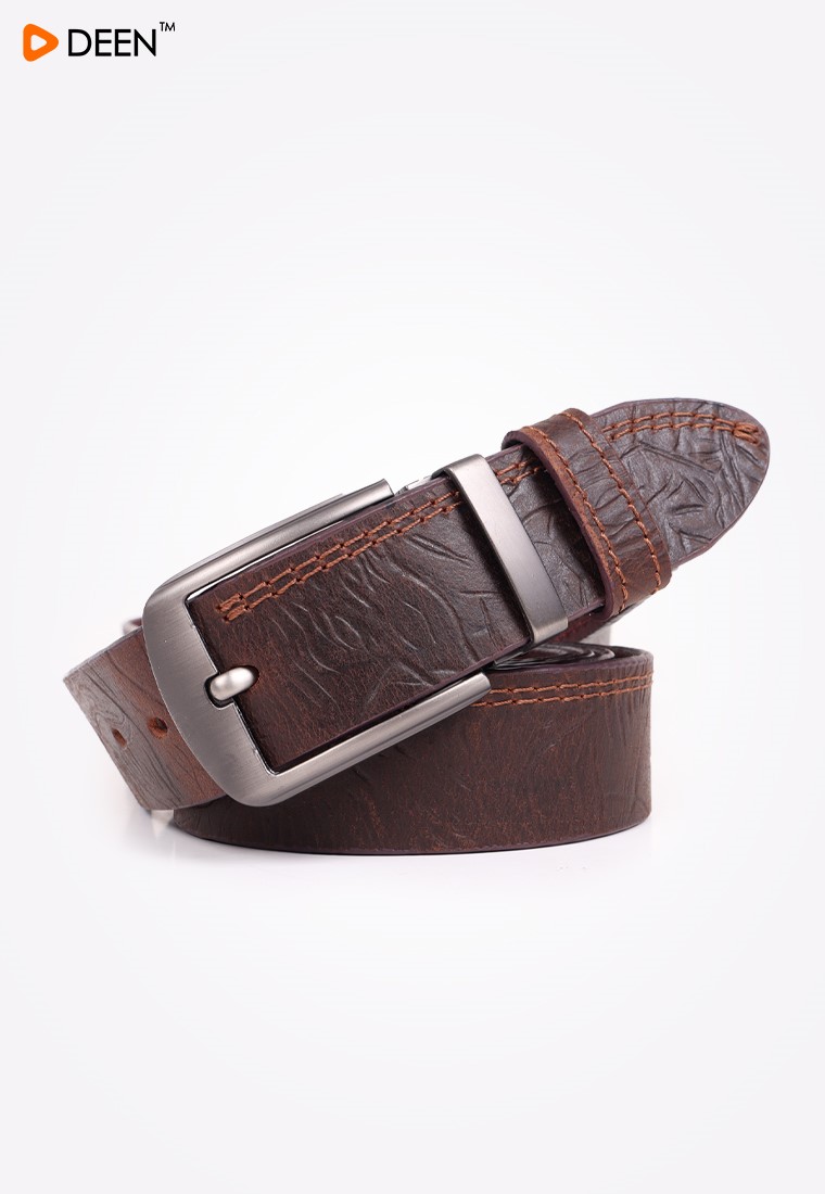DEEN Brown Genuine Leather Belt 06 1