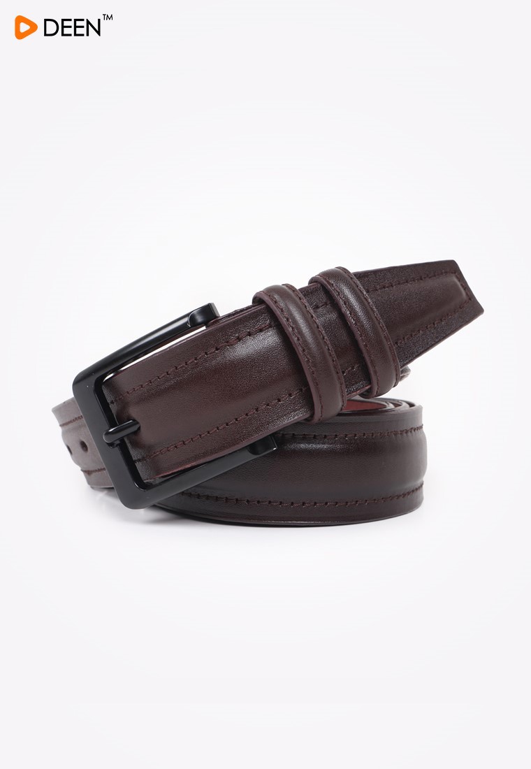 DEEN Chocolate Genuine Leather Belt 10 2