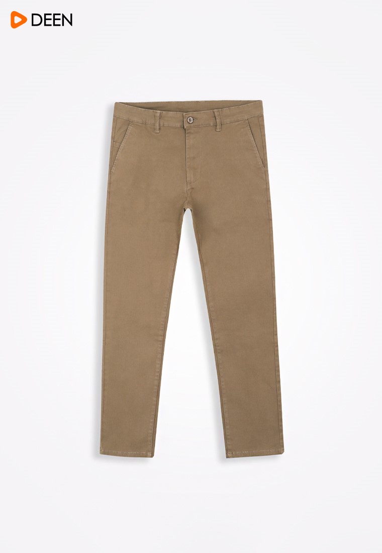 DEEN Brown Twill Chino Pant 48 – Slim Fit - DEEN