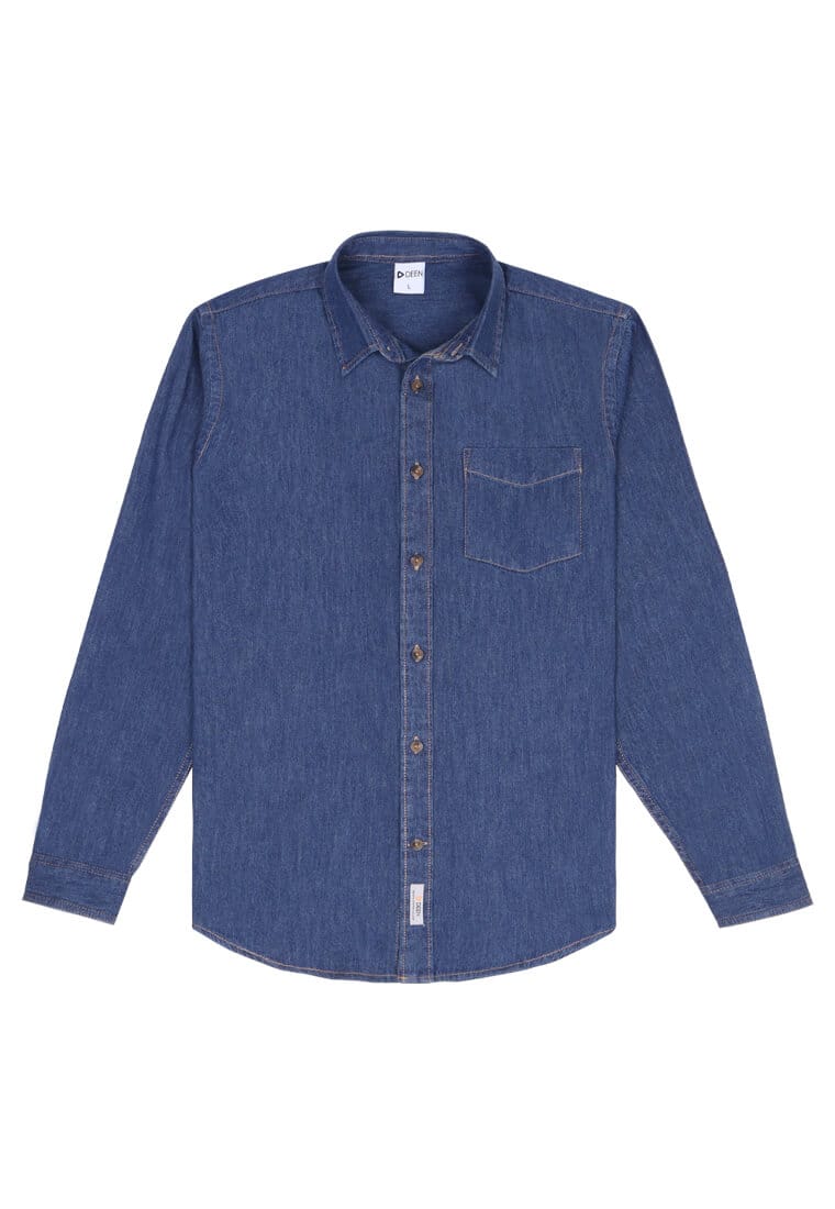 DEEN Dark Blue Denim Shirt 23