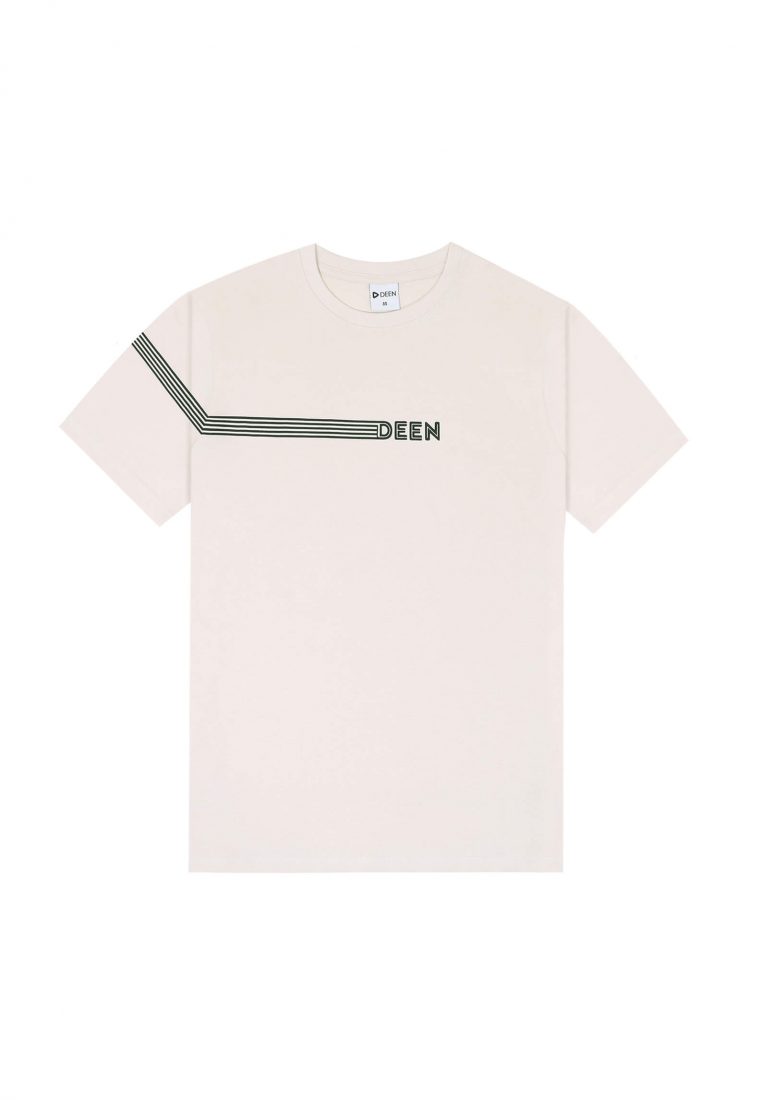 DEEN Logo Stripe T-shirt