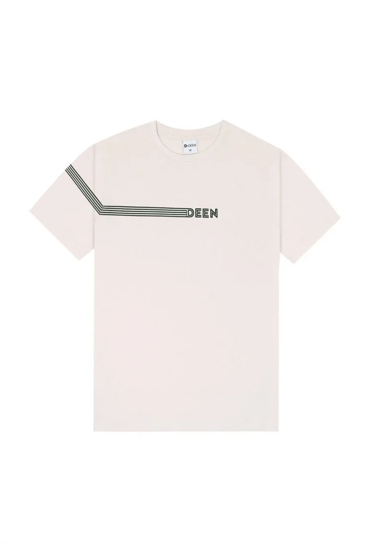 DEEN Logo Stripe T-shirt