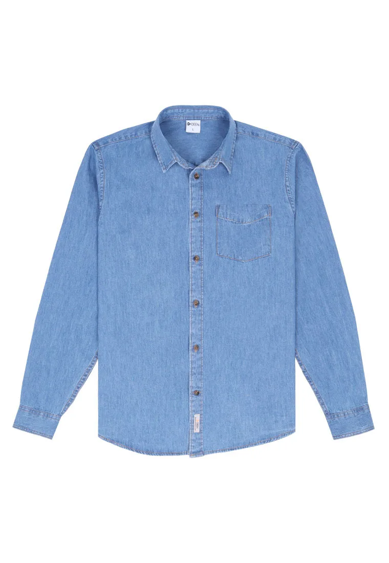 DEEN Mid Blue Denim Shirt 22