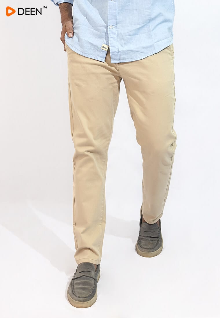 DEEN Khaki Twill Chino Pant 23 - Slim Fit