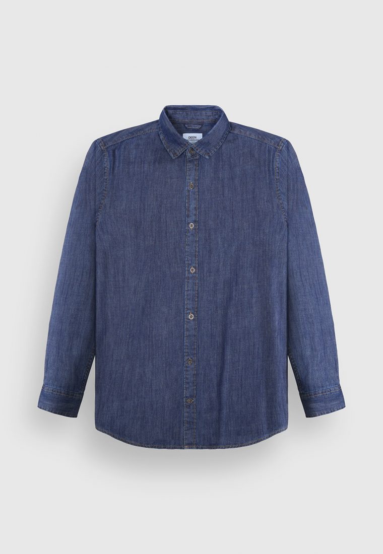 Dark Blue Denim Shirt