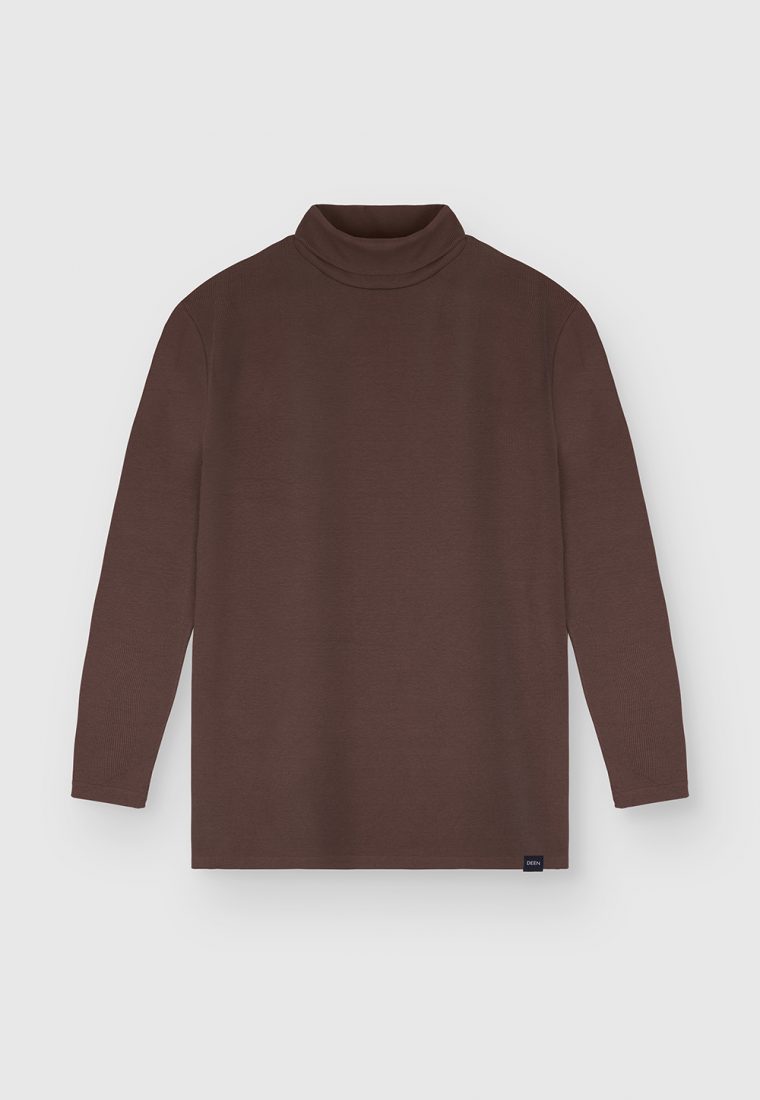 Choco Full Sleeve Turtleneck T-shirt