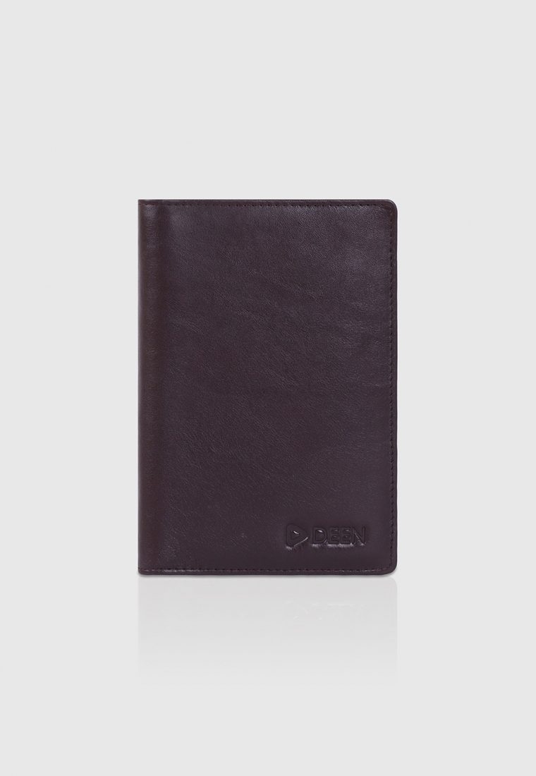 Choco Leather Passport Holder