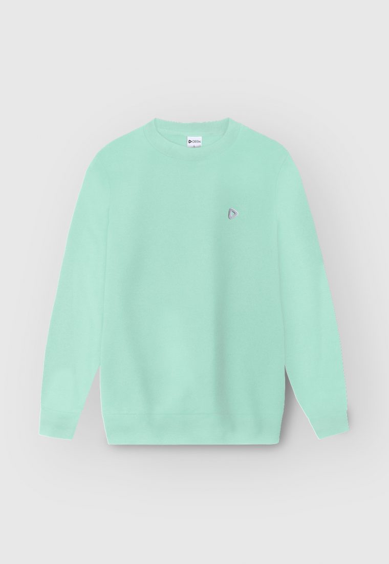 Teal Sweatshirt in French-Terry