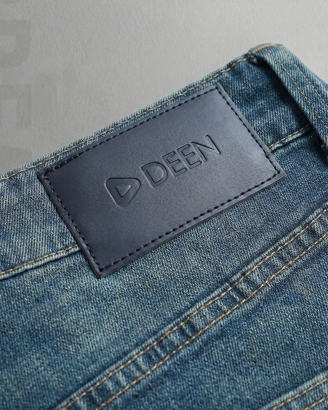 DEEN High-End Vintage Wash Jeans – Regular Fit - Image 9
