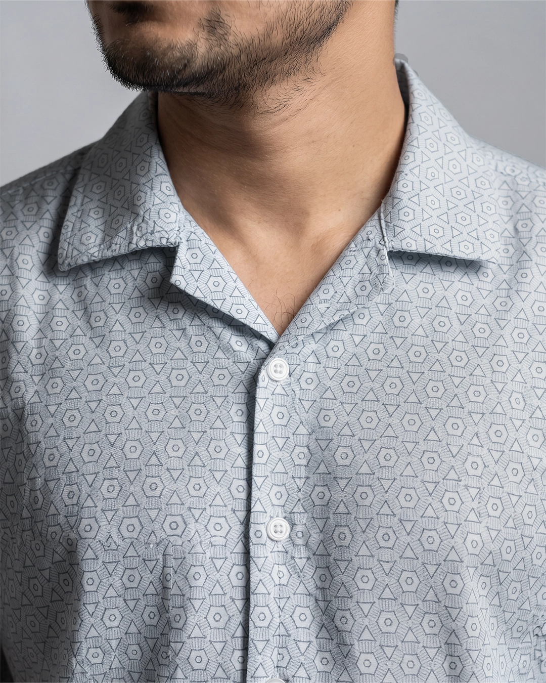 DEEN Prism Cuban Collar Shirt - Image 3