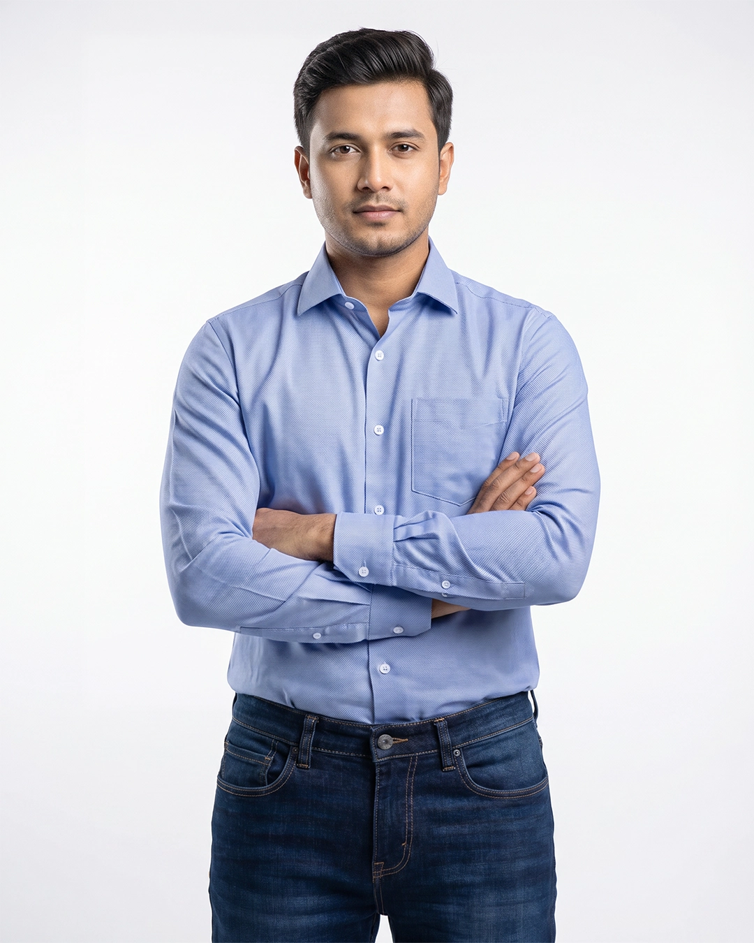 DEEN Sky Blue Executive Formal Shirt