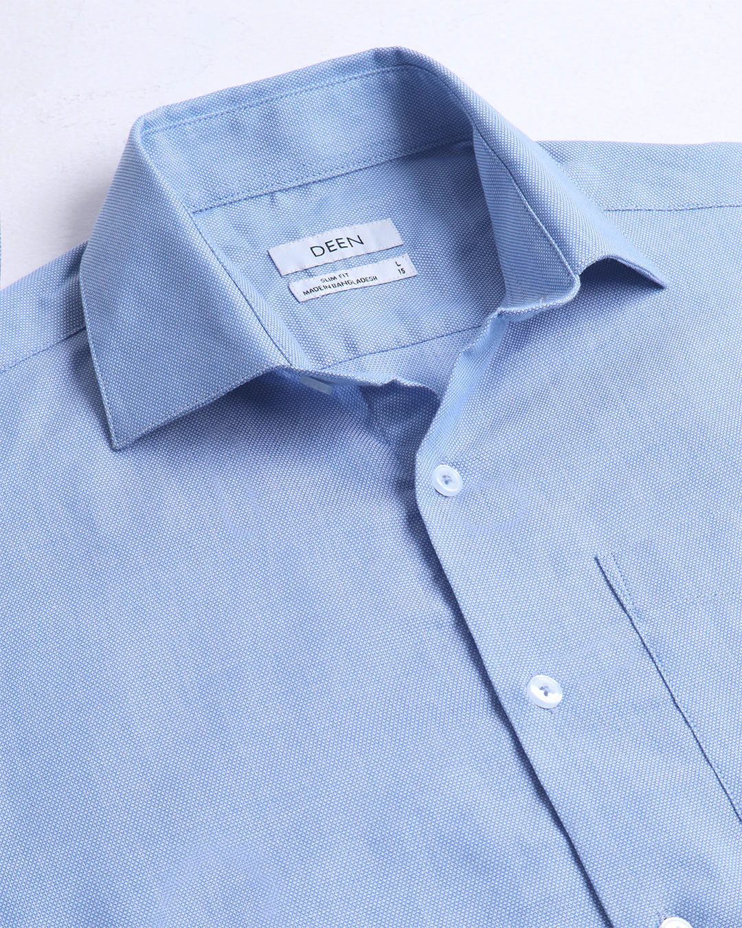 DEEN Sky Blue Executive Formal Shirt - Image 3