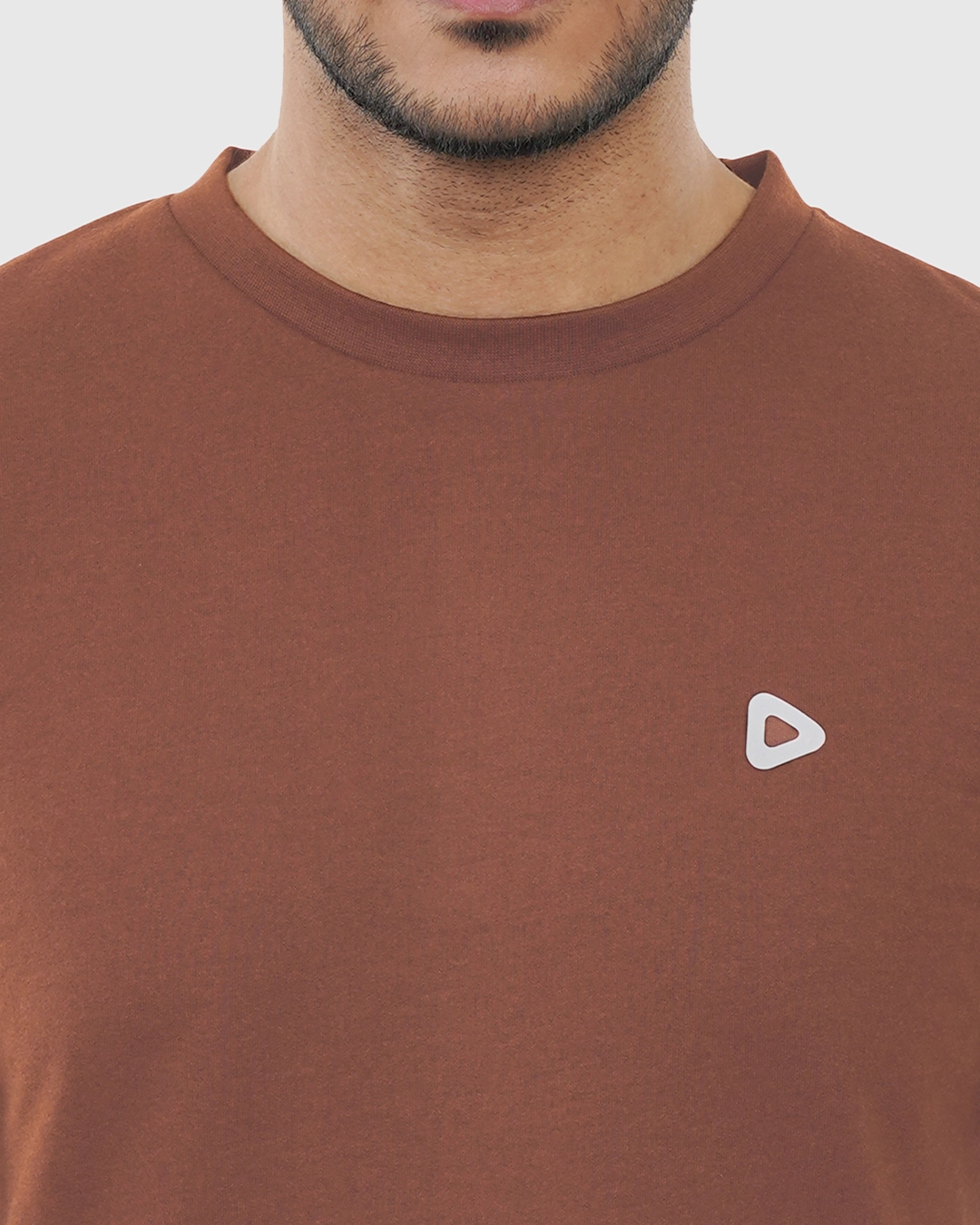 DEEN Brown Sweatshirt in French-Terry - Image 3