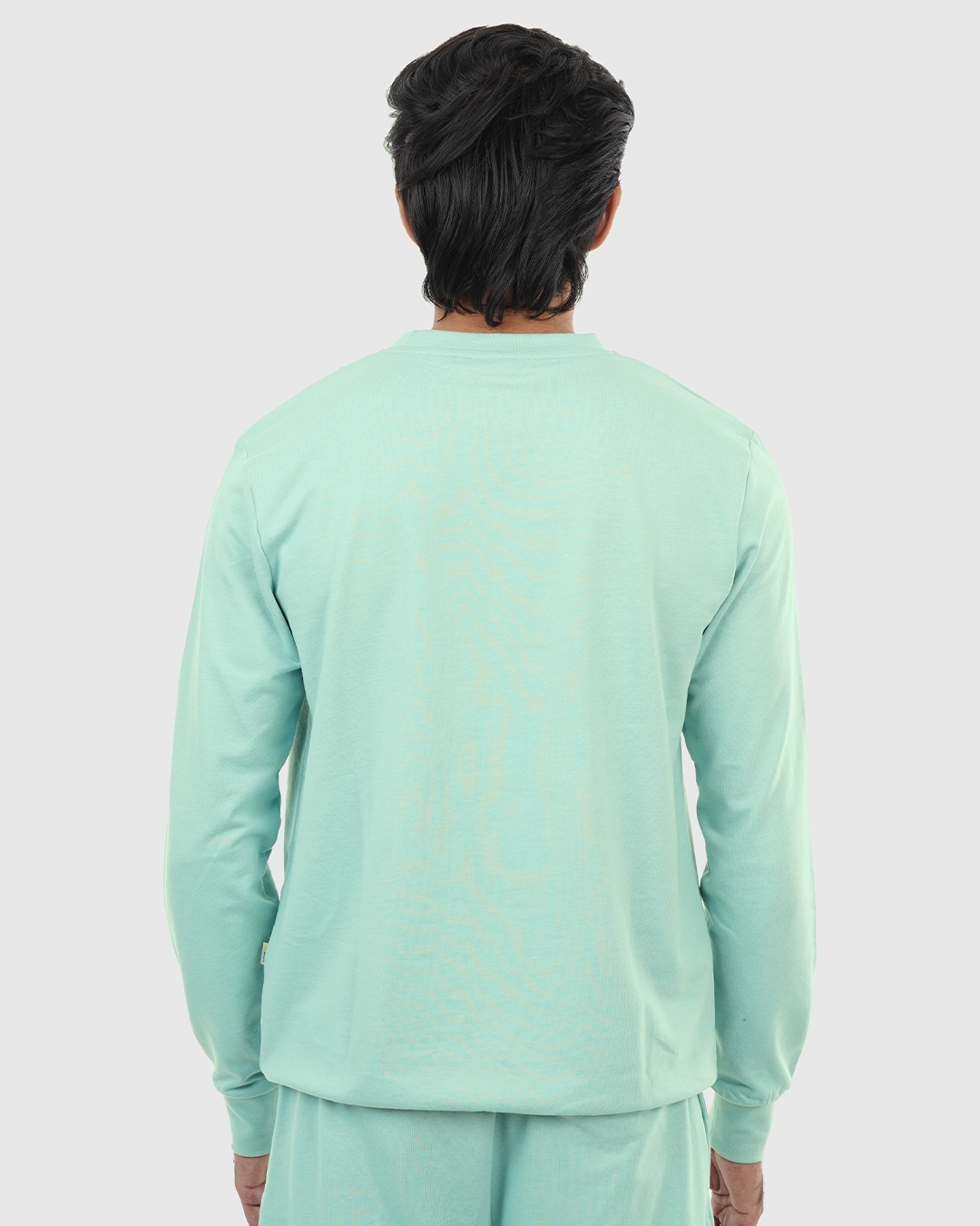 DEEN Teal Sweatshirt in French-Terry - Image 5