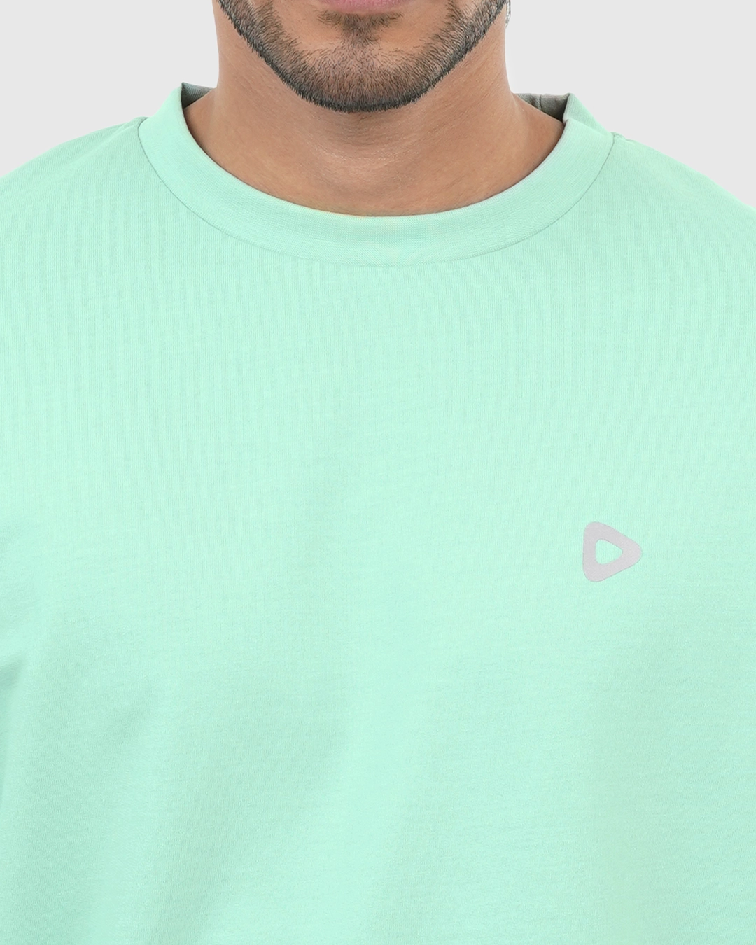 DEEN Teal Sweatshirt in French-Terry - Image 4