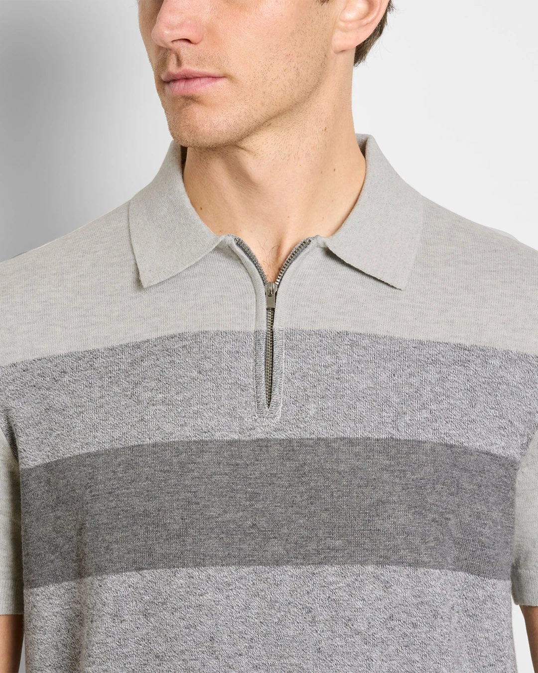 VAN HEUSEN Sweater Zip Polo - Image 3