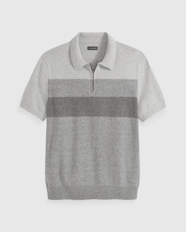 VAN HEUSEN Sweater Zip Polo