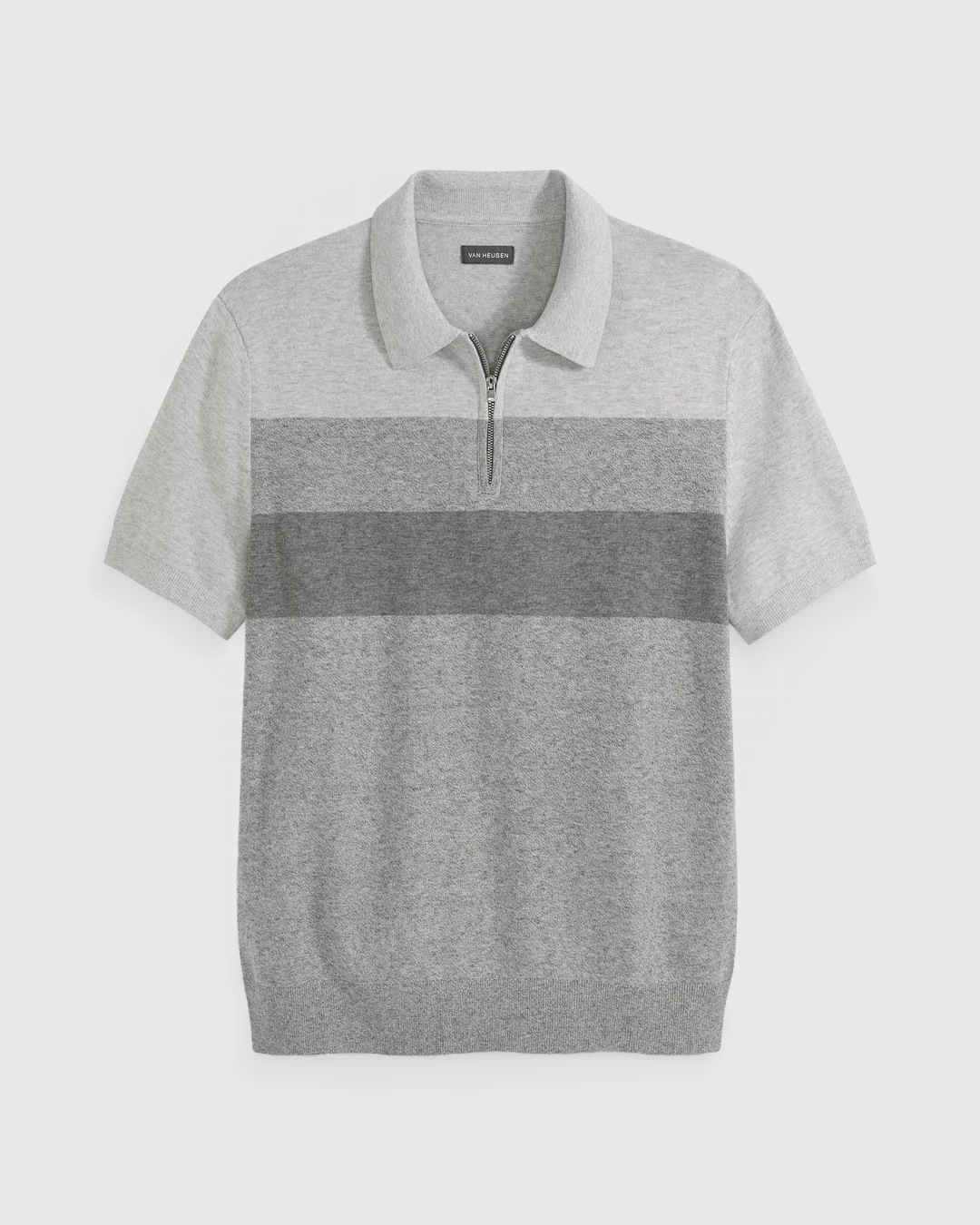 VAN HEUSEN Sweater Zip Polo
