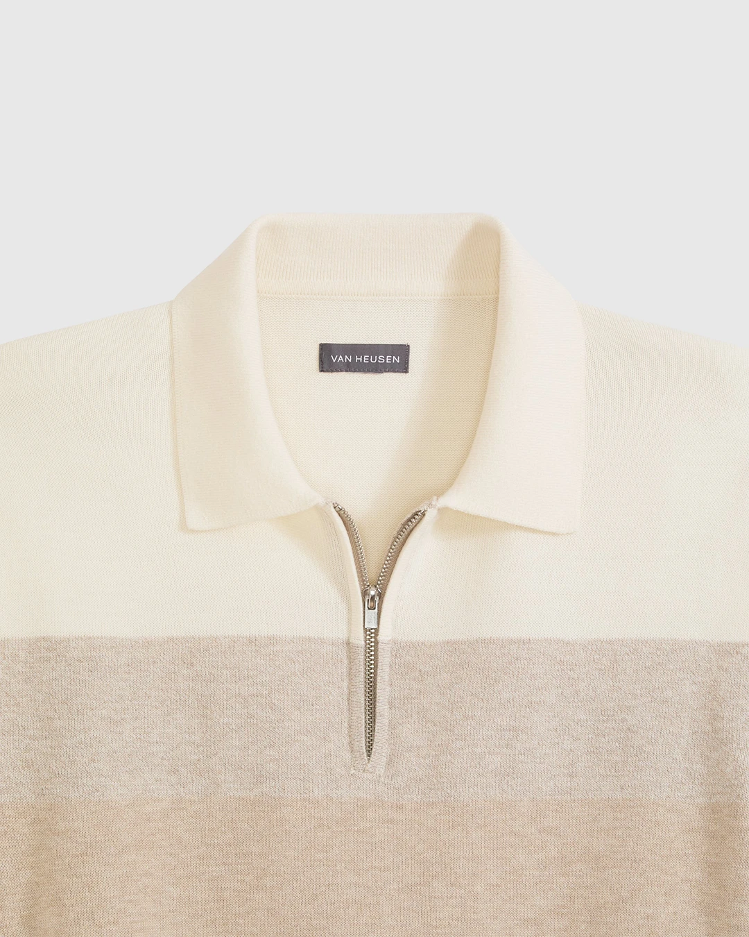 VAN HEUSEN Sweater Zip Polo - Image 2