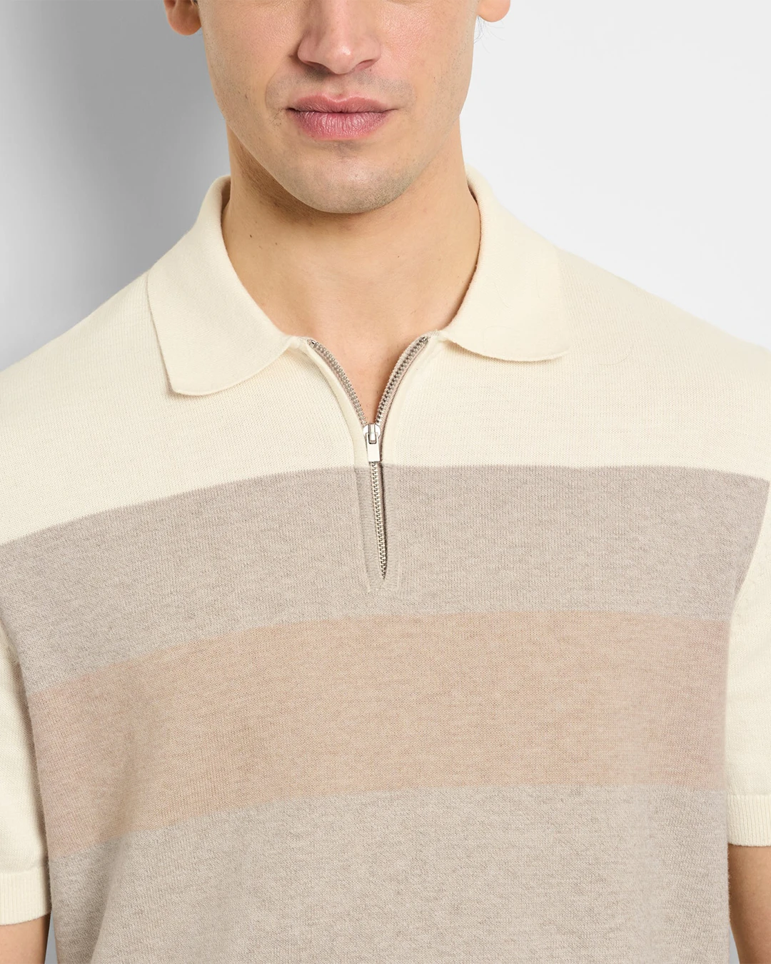 VAN HEUSEN Sweater Zip Polo - Image 3