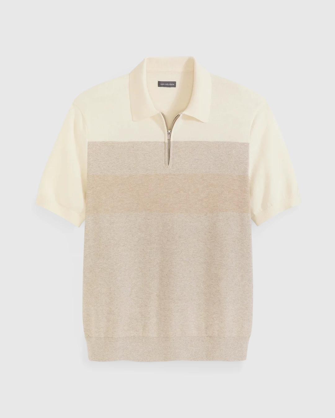 VAN HEUSEN Sweater Zip Polo